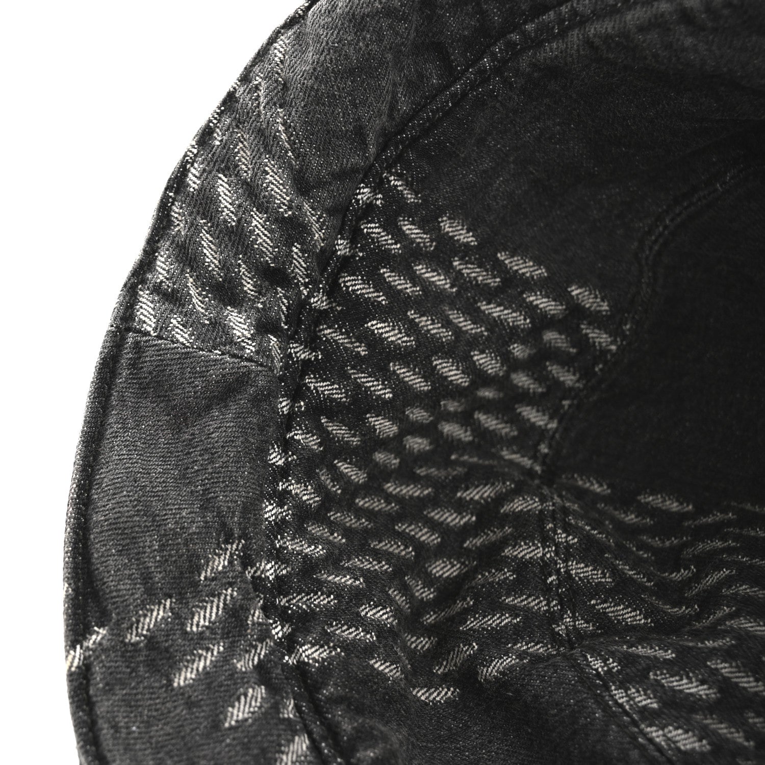 Louis Vuitton x NIGO Monogram Giant Denim Giant Damier Wave Sun Hat 60 Gray 11 of 11