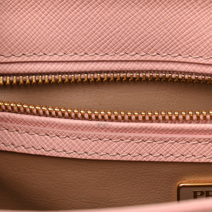 Prada Saffiano Small Tote Pink 9 of 16
