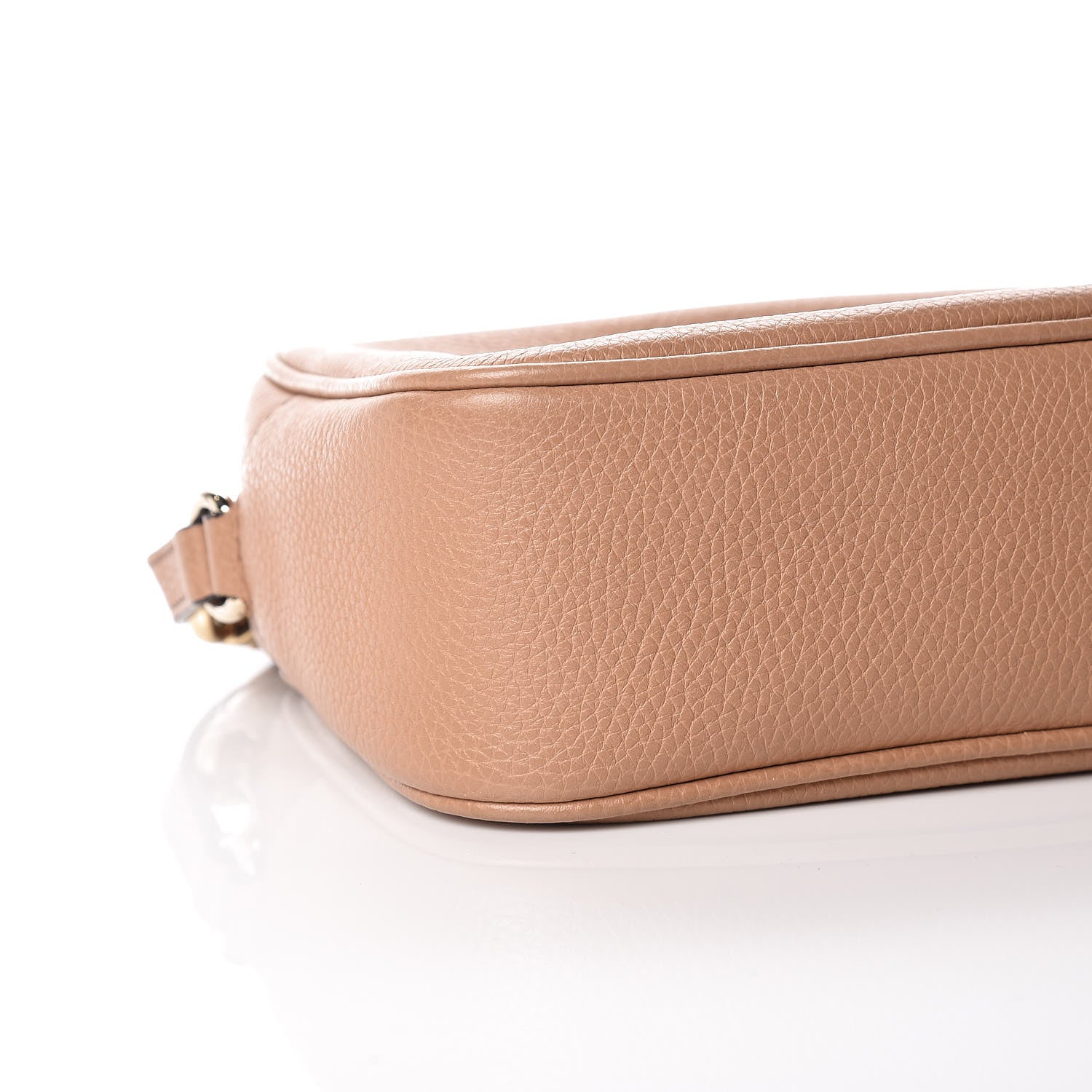 Gucci Pebbled Calfskin Small Soho Disco Bag Camelia 8 of 11