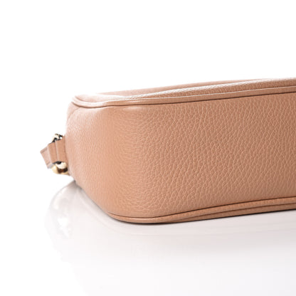 Gucci Pebbled Calfskin Small Soho Disco Bag Camelia 8 of 11