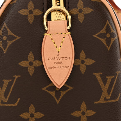 Louis Vuitton Monogram Speedy Bandouliere 20 Black 6 of 11