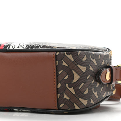Burberry E-Canvas Monogram Stripe Micro Camera Bag Bridle Brown 10 of 10