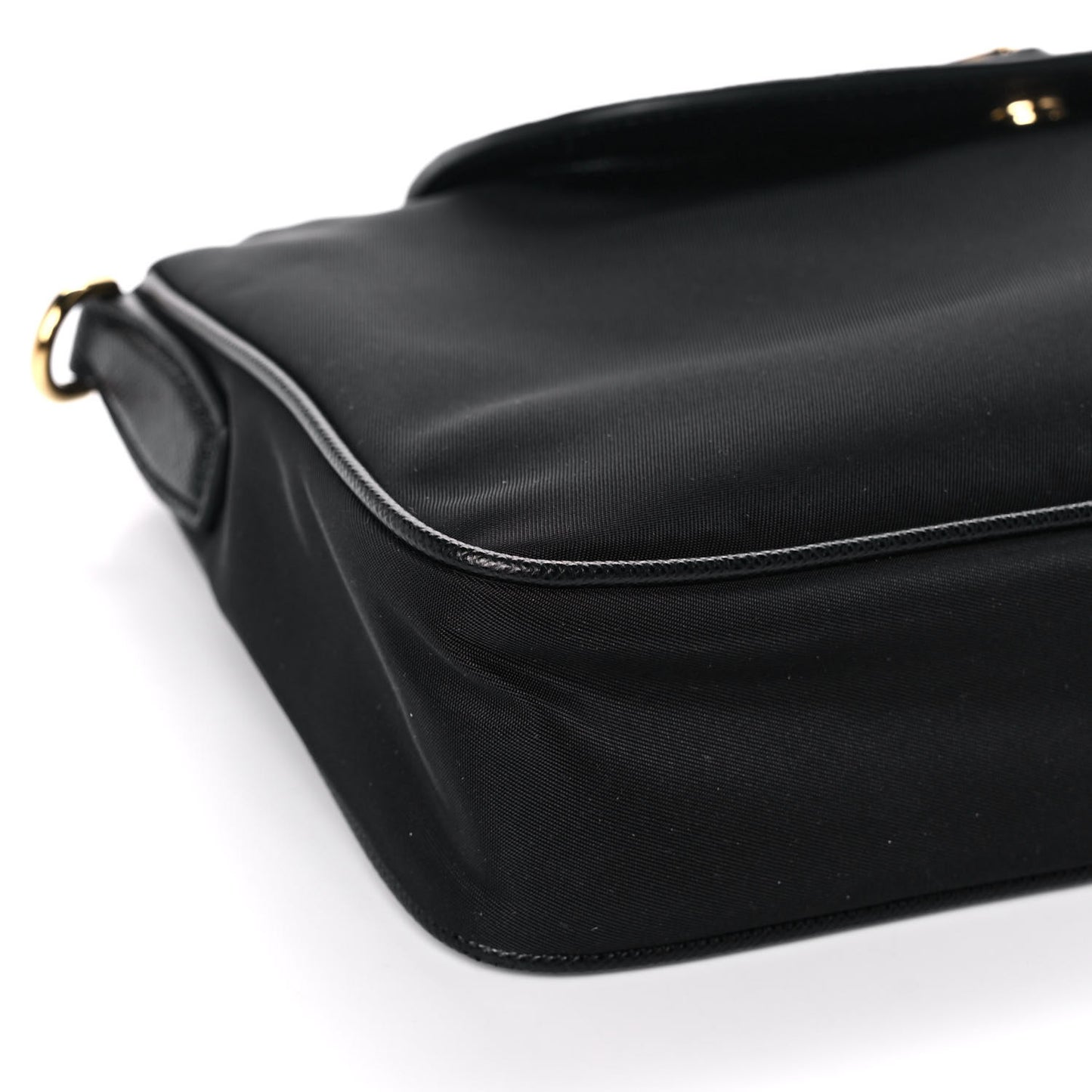 Tessuto Nylon Saffiano Crossbody Bag Black