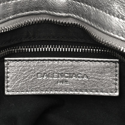 Balenciaga Metallic Agneau Giant 12 Silver Hardware City Gris Aluminum 6 of 10