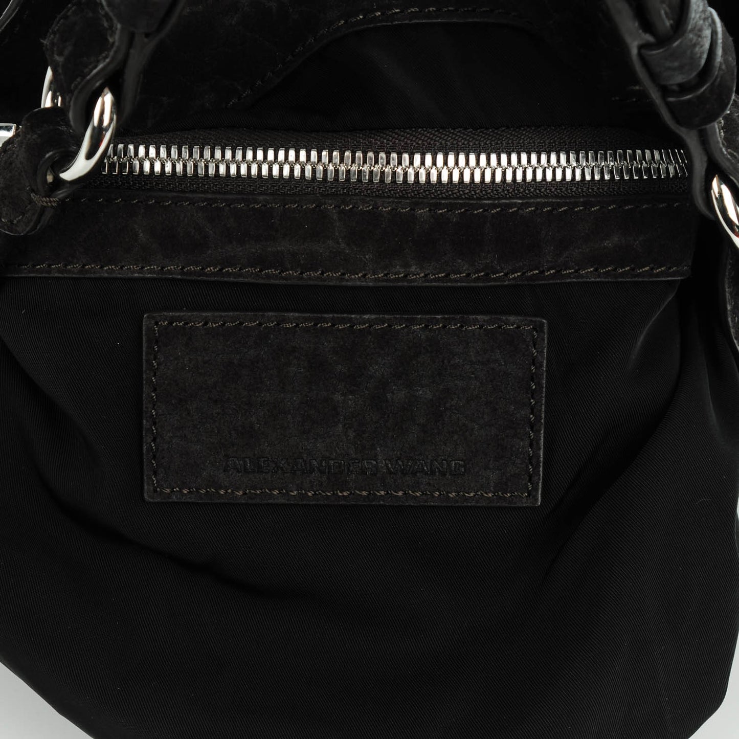 Suede Diego Bucket Bag Espresso