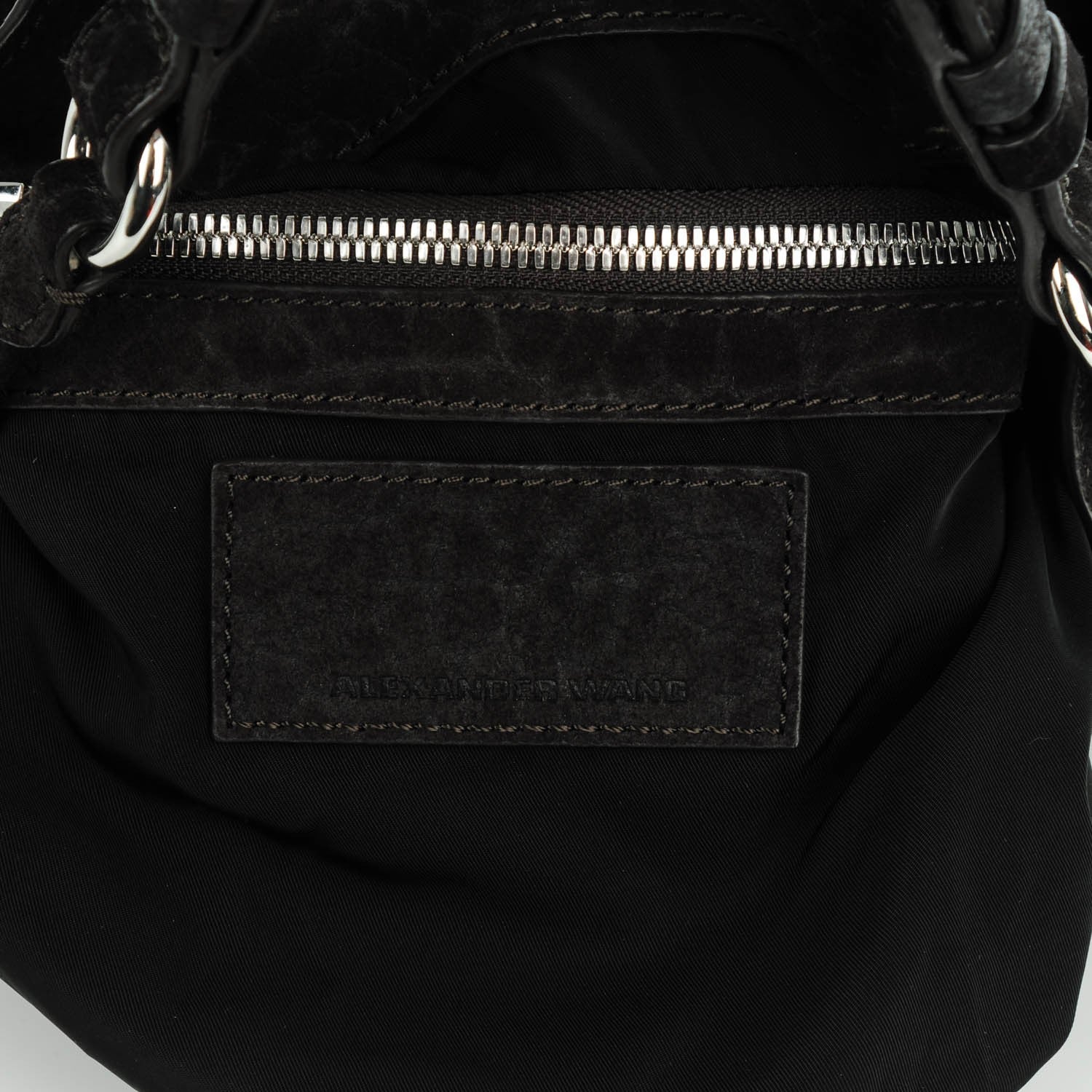 Alexander Wang Suede Diego Bucket Bag Espresso 6 of 7