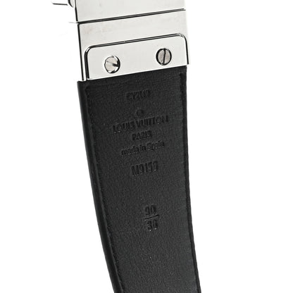 Louis Vuitton Damier Graphite Calfskin Belt 90/36 Black 3 of 4