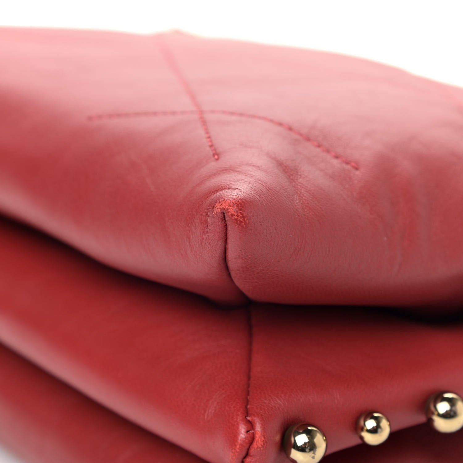 Lanvin Lambskin Quilted Medium Sugar Flap Shoulder Bag Red 14 of 14