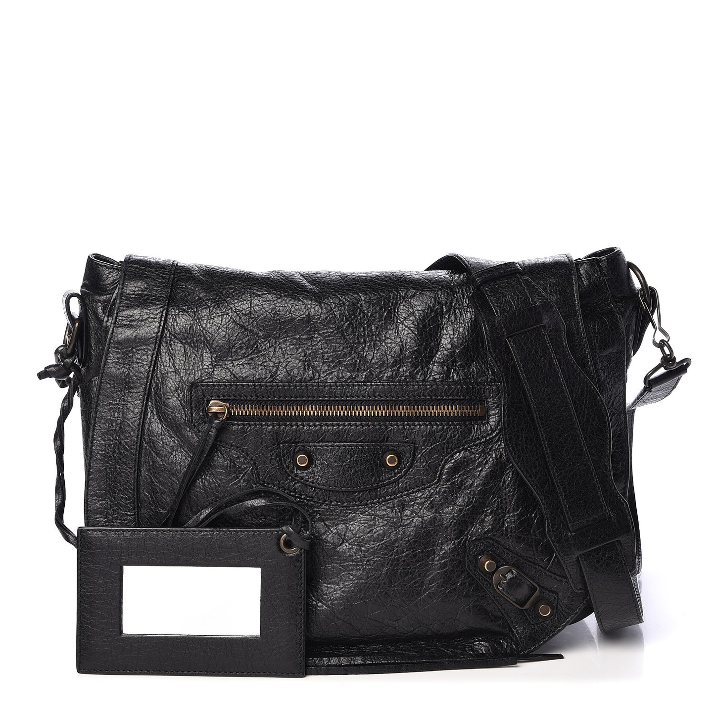Agneau Classic Hardware Neo Folk Messenger Black