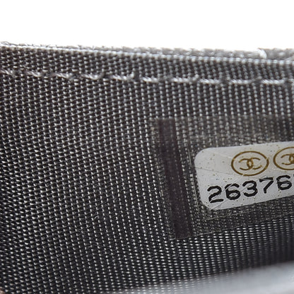 Chanel Caviar Quilted Boy Flap Card Holder Grey 8 of 9
