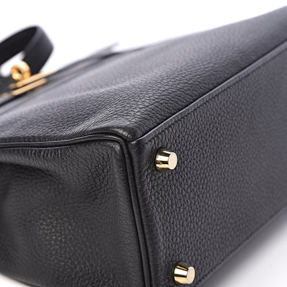 Hermes Togo Kelly Retourne 25 Black 27 of 33