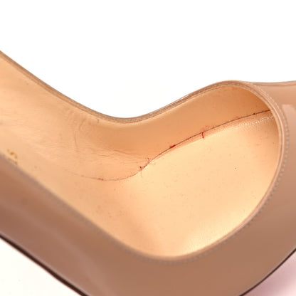 Christian Louboutin Patent So Kate 120 Pumps 40.5 Nude 8 of 9
