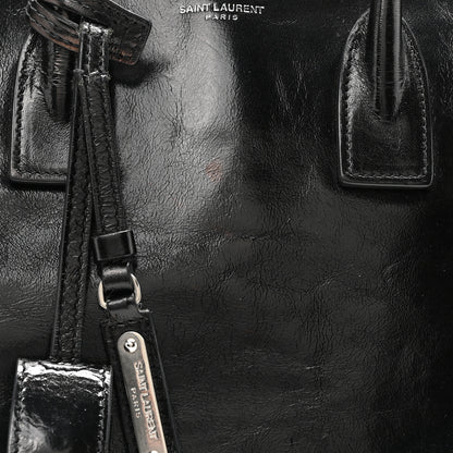 Saint Laurent Glace Calfskin Baby Souple Sac De Jour Black 7 of 10