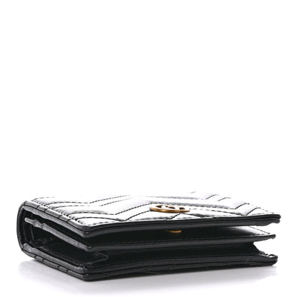 Gucci Calfskin Matelasse GG Marmont Card Case Wallet Black 4 of 10