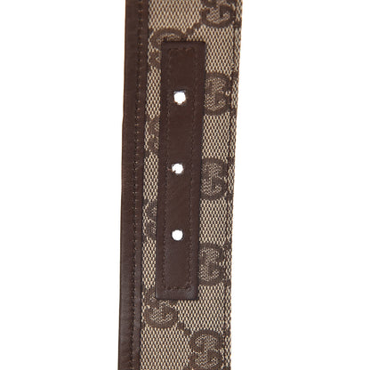 Gucci Monogram Belt 75 30 Dark Brown 5 of 7