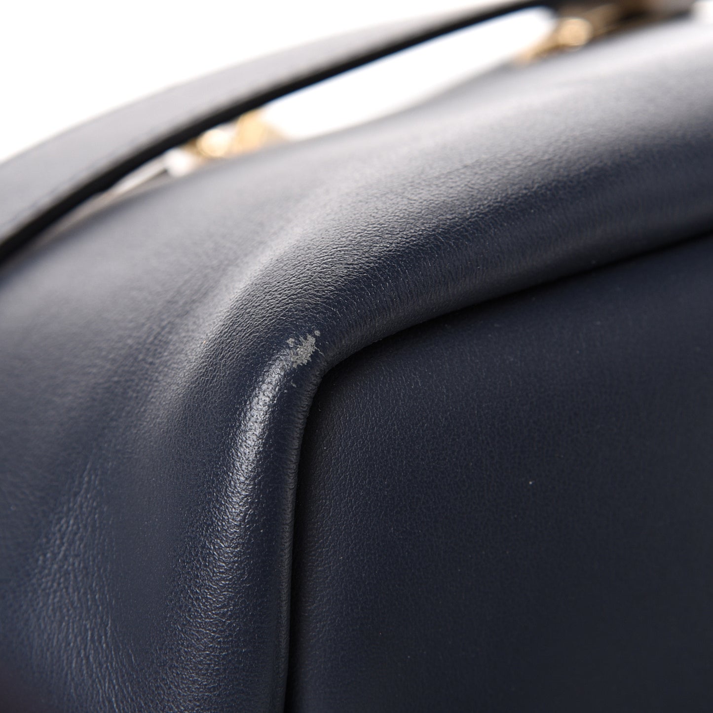 Smooth Calfskin Mini Baylee Tote Street Blue Navy
