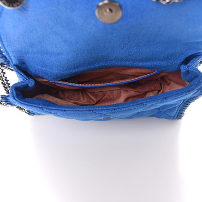 Stella McCartney Shaggy Deer Quilted Mini Falabella Bright Blue 5 of 10
