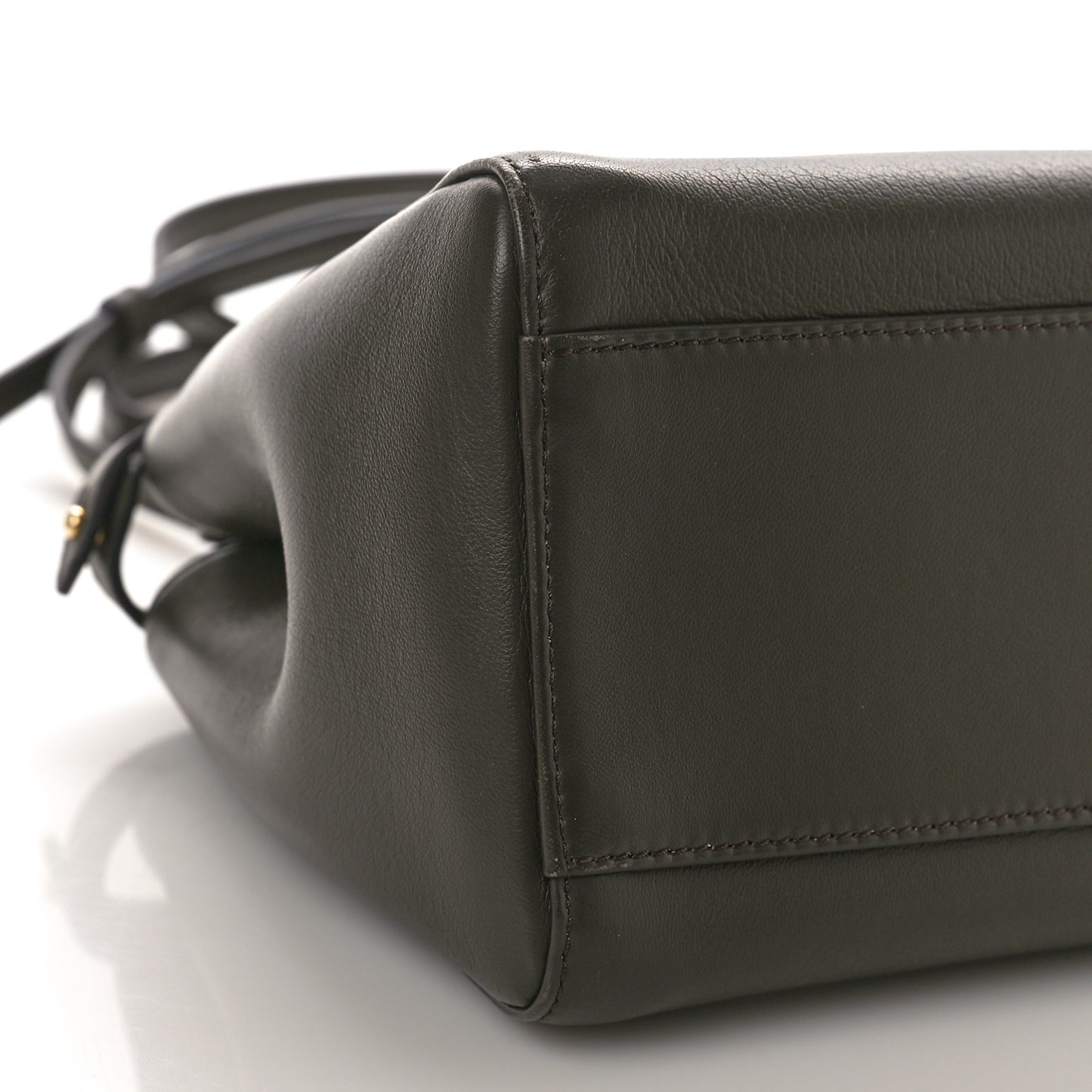 Nappa Mini Peekaboo Iconic Satchel Coal