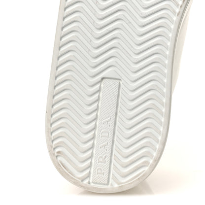 Prada Vitello Soft Logo Womens Low Top Sneakers 36 White 8 of 11