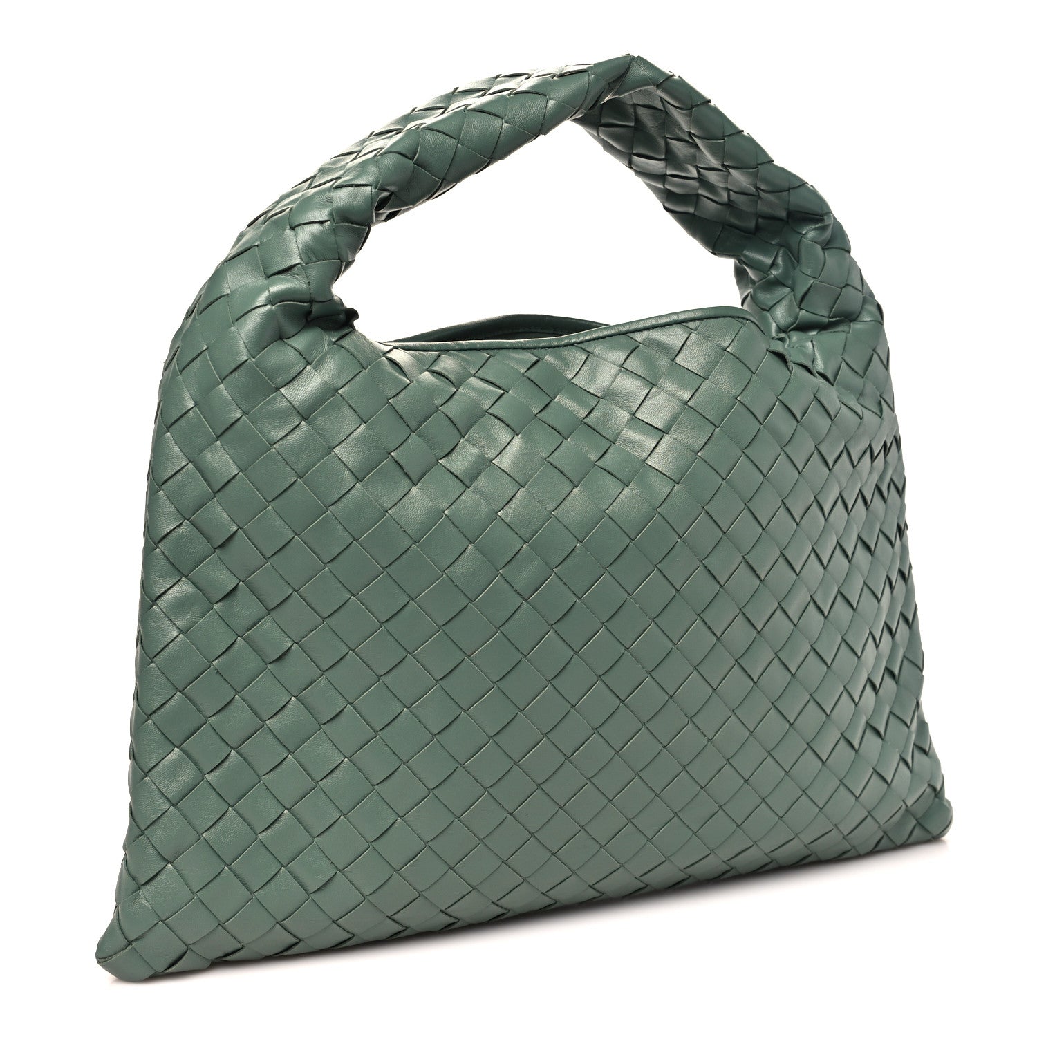 Bottega Veneta Nappa Intrecciato Small Hop Aloe 3 of 9