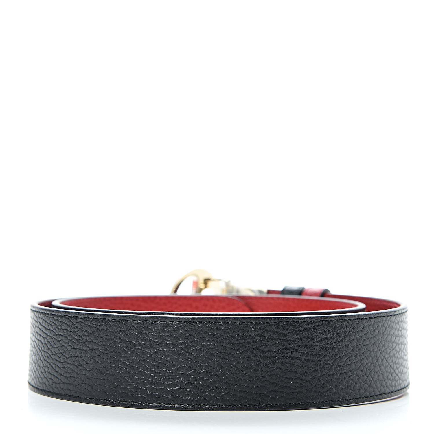 Gucci Calfskin 1973 Reversible Belt 95 38 Black Red 3 of 6