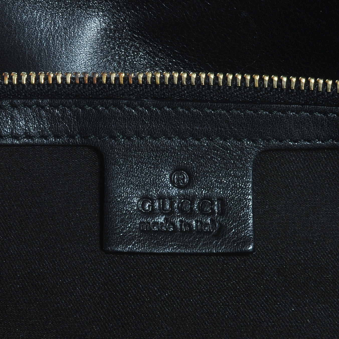 Gucci Leather Race Bamboo Tassel Tote Black 7 of 8