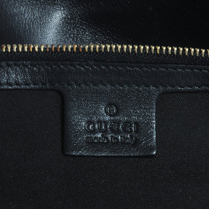 Gucci Leather Race Bamboo Tassel Tote Black 7 of 8