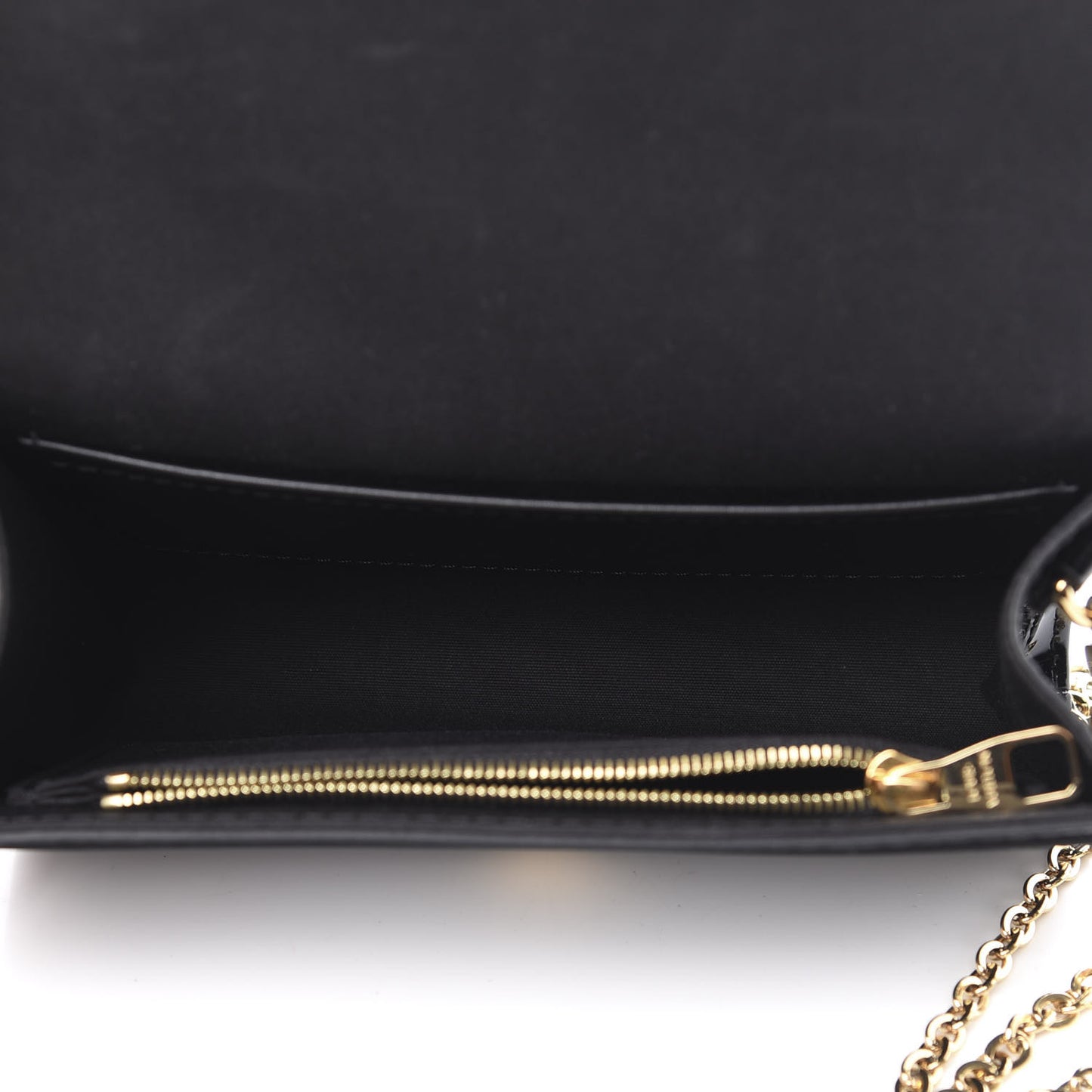 Patent Louise PM Chain Clutch Black