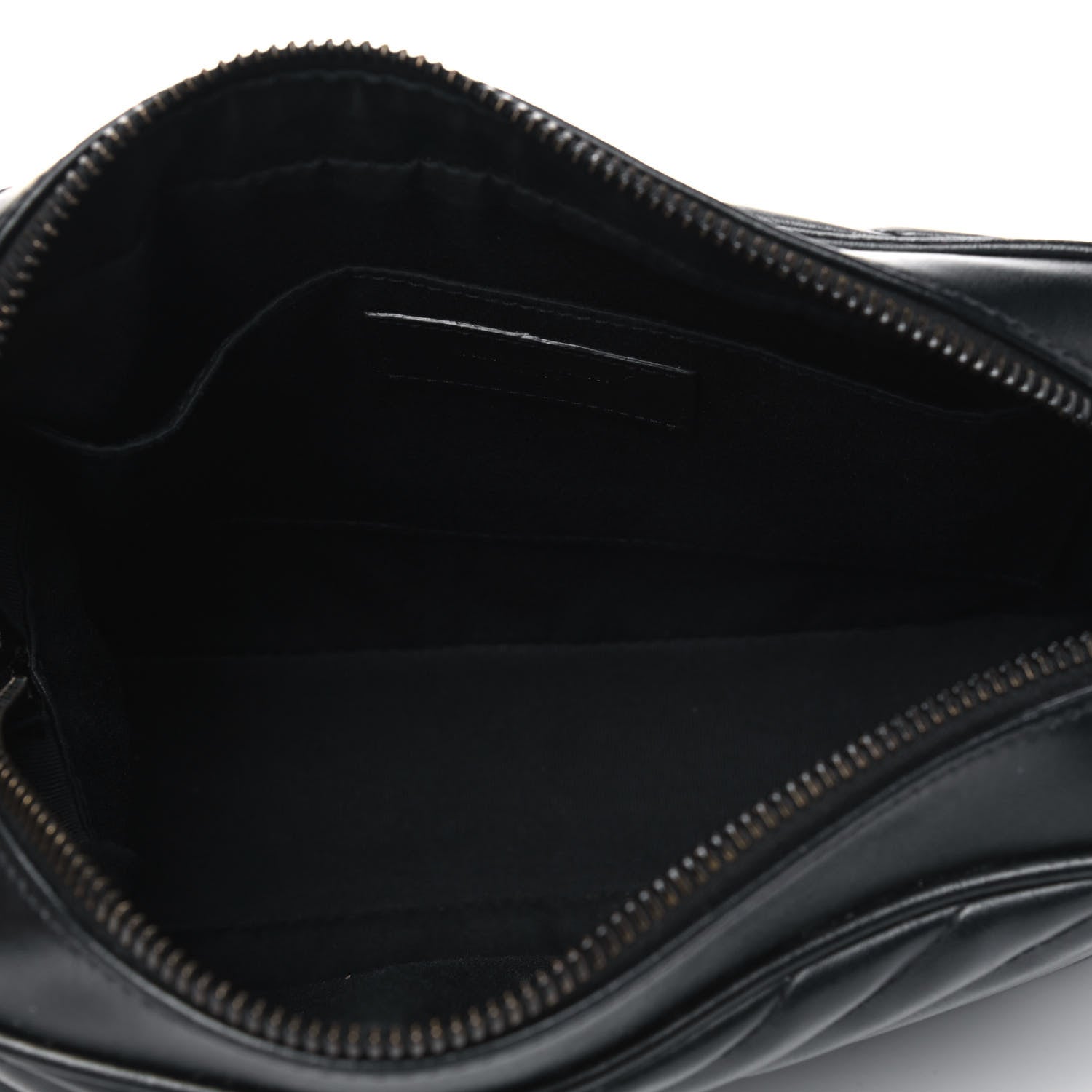 Saint Laurent Calfskin Matelasse Monogram Lou Camera Bag Black 4 of 9
