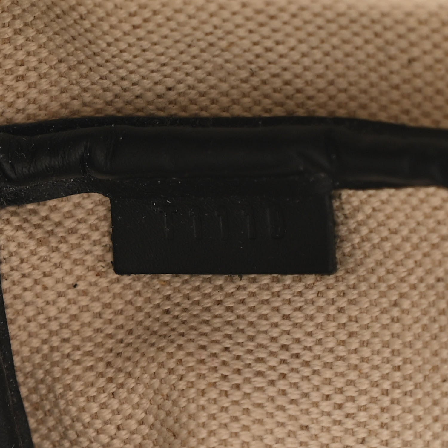 Moynat Grained Calfskin Canvas 1920 Oh! Tote Ruban MM Carbon Bronze 7 of 10