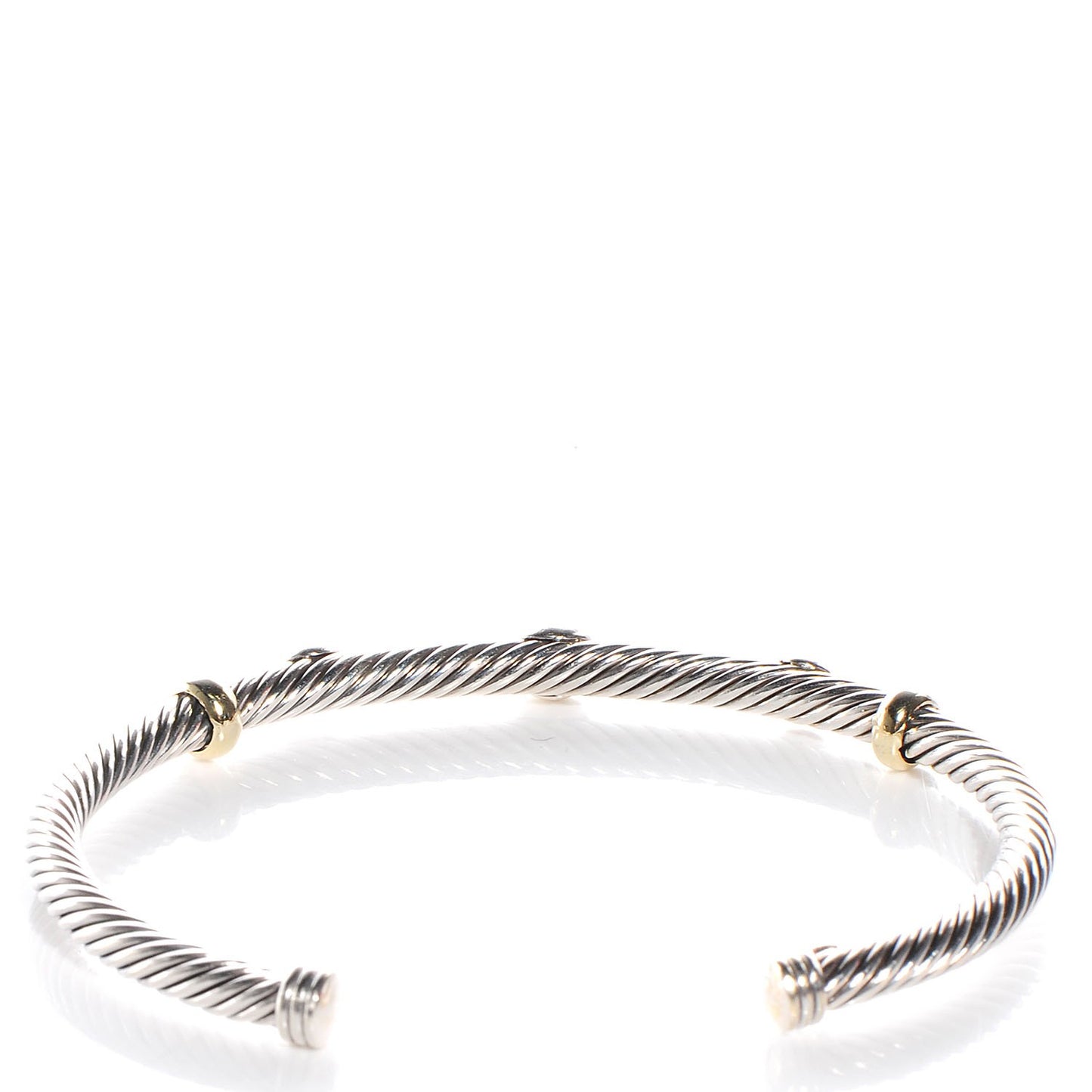 Sterling 18k Onyx Tourmaline 4mm Renaissance Bracelet