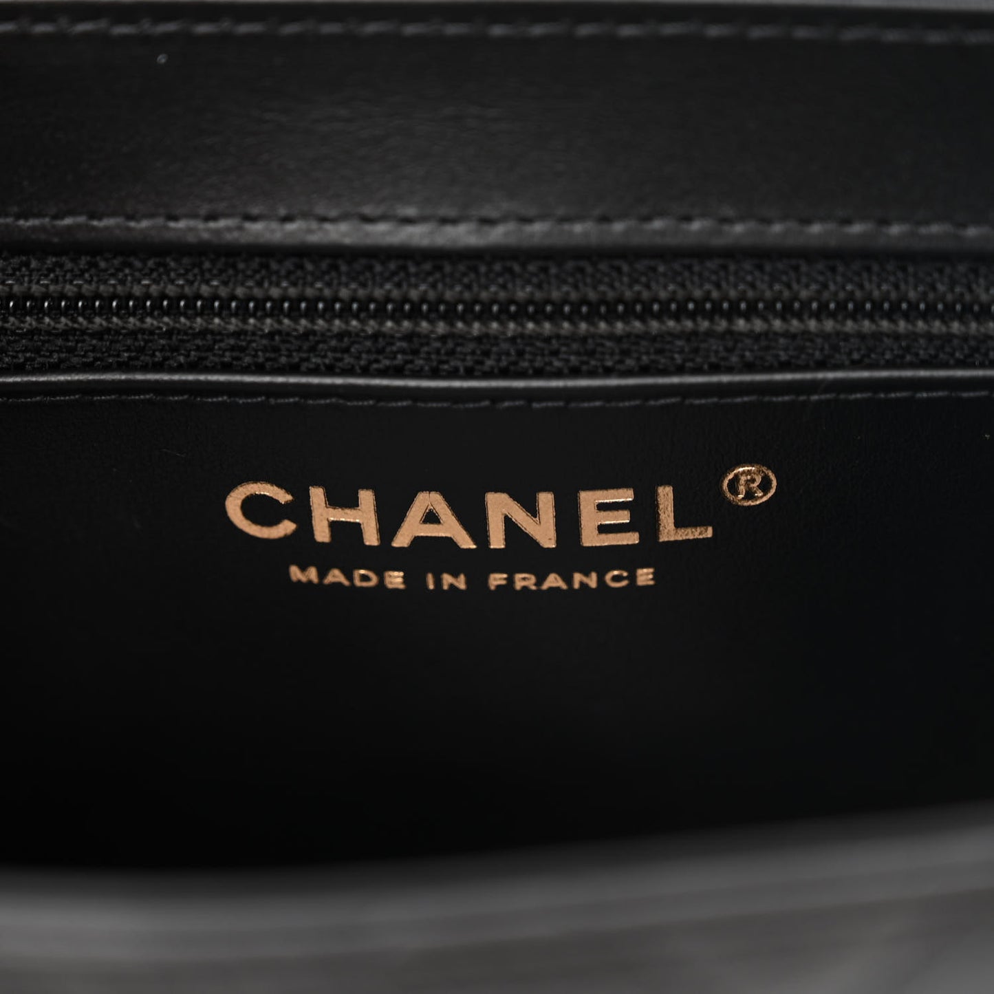 Shiny Aged Calfskin Quilted Nano Kelly Shopper Black