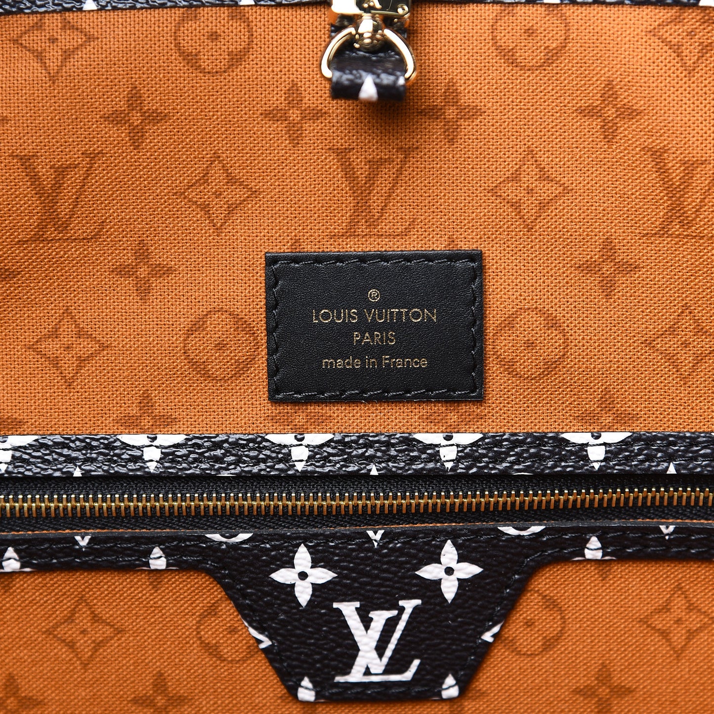 Monogram Giant Crafty Neverfull MM Creme Caramel