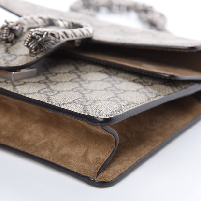 Gucci GG Supreme Monogram Mini Dionysus Shoulder Bag Taupe 9 of 12