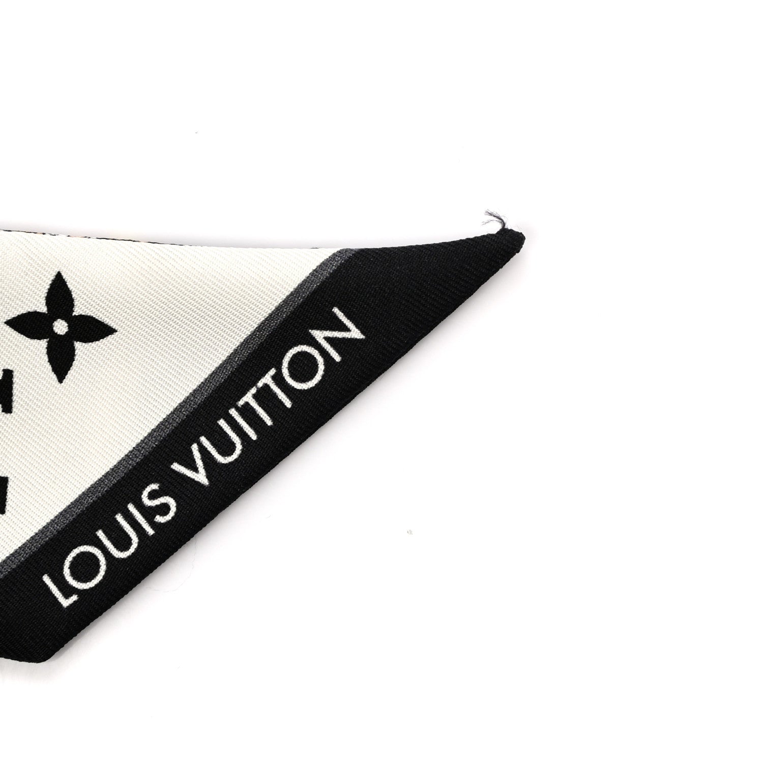 Louis Vuitton Silk Monogram Let's Go BB Bandeau Black 4 of 4