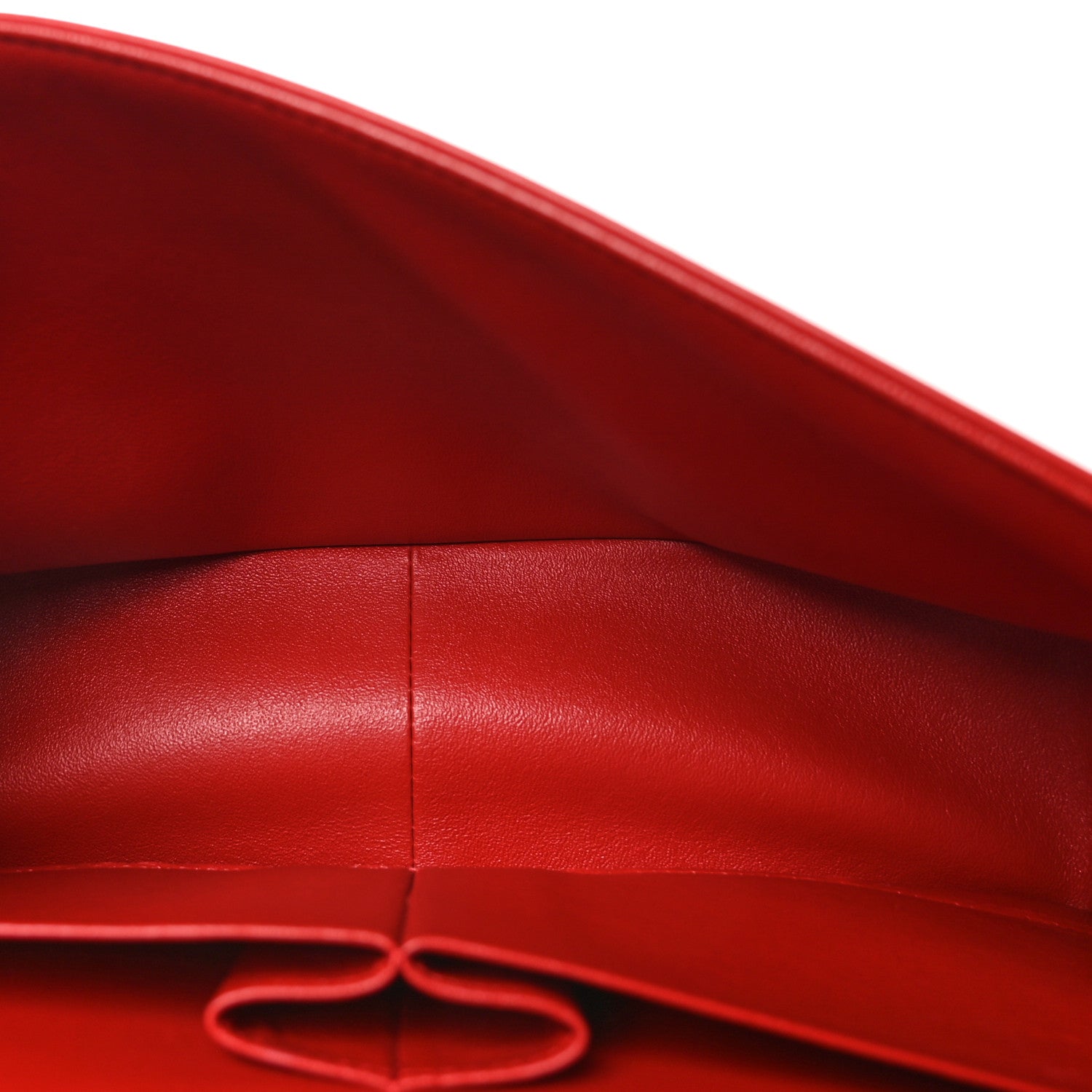 Chanel Lambskin Quilted Jumbo Double Flap Red 5 of 10