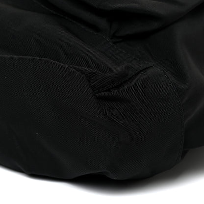 Balenciaga Nylon Political Campaign Logo Embroidered Explorer Backpack Black 9 of 9