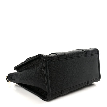 Marc Jacobs Grained Calfskin Small The Tote Bag Black 4 of 13