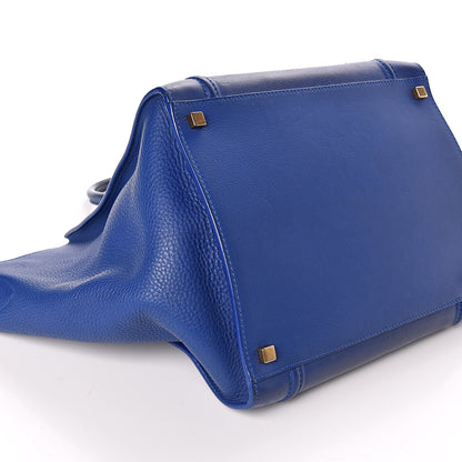Celine Supple Calfskin Medium Phantom Luggage Royal Blue 8 of 10