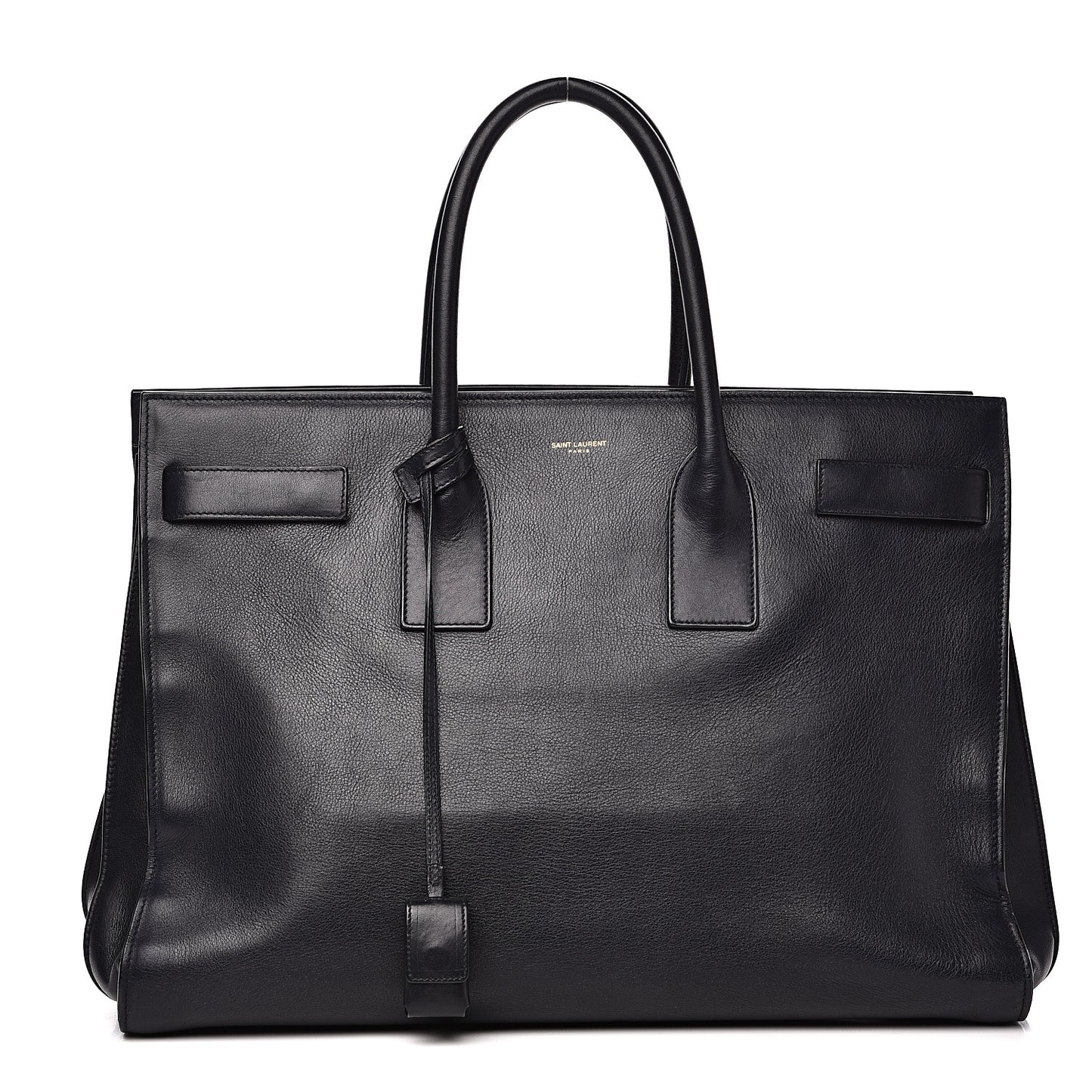 Calfskin Large Sac De Jour Carryall Navy Blue