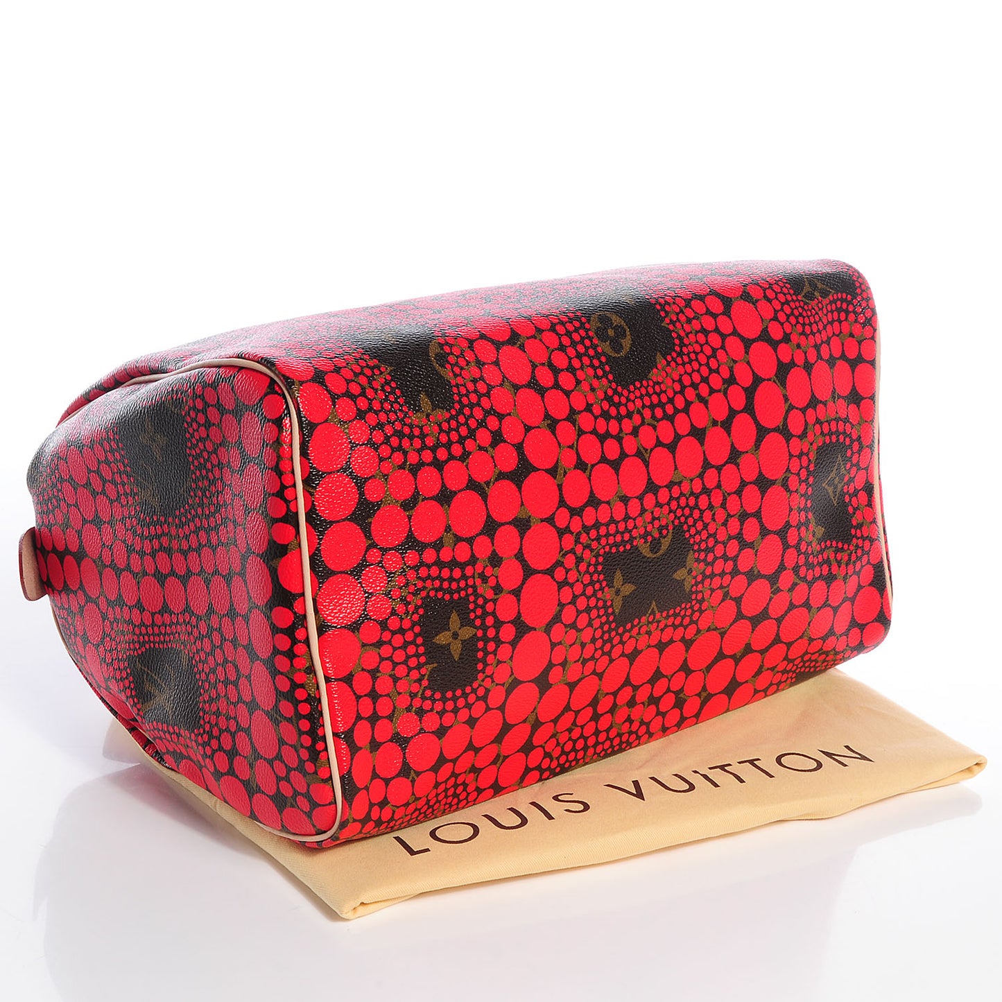 Monogram Kusama Town Speedy 30 Red