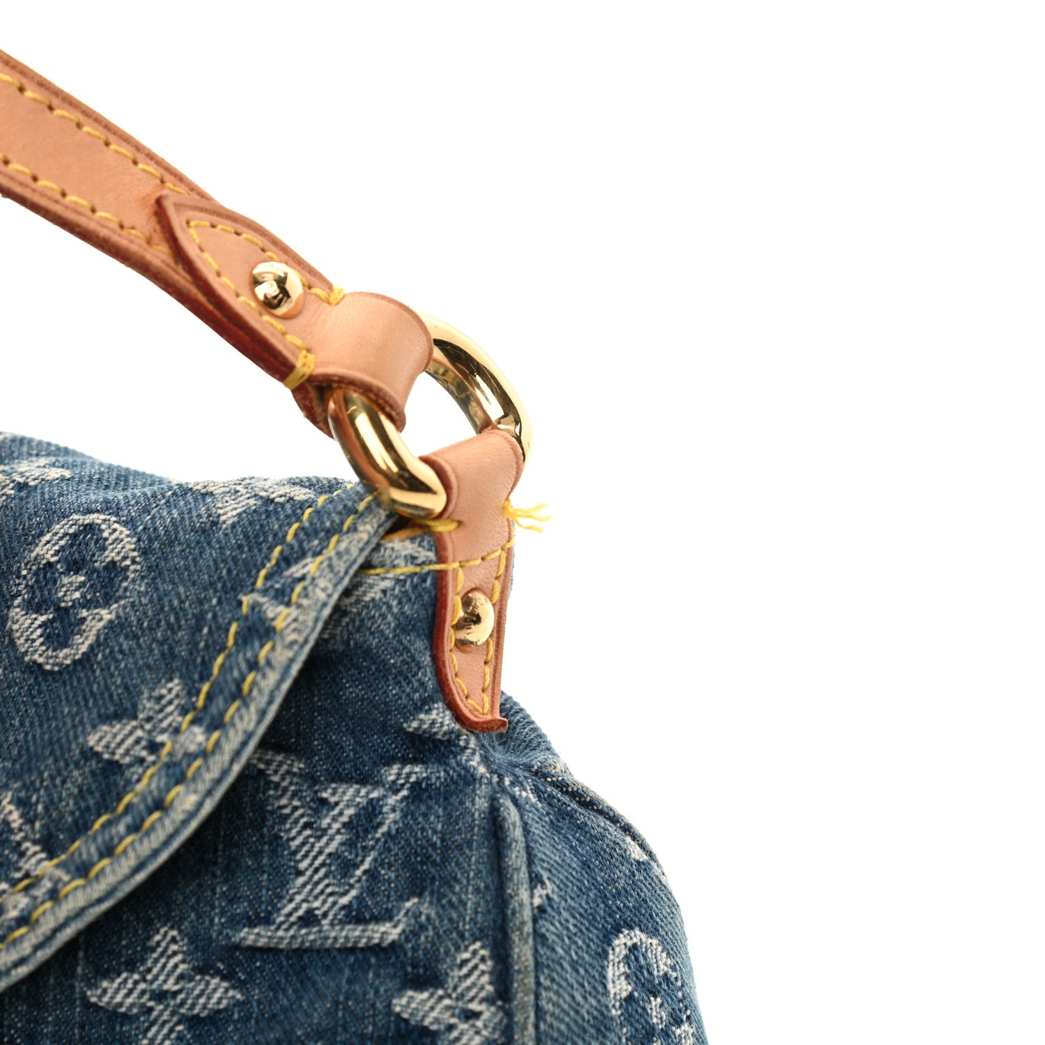 Louis Vuitton Monogram Denim Mini Pleaty Blue 11 of 12