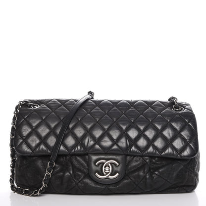 Chanel Iridescent Calfskin Large Chic Quilt Flap Black 1 of 7