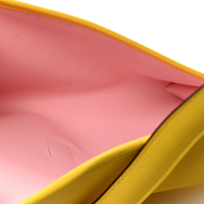Hermes Swift Verso Jige Elan 29 Clutch Jaune De Naples Mauve Sylvestre 5 of 7
