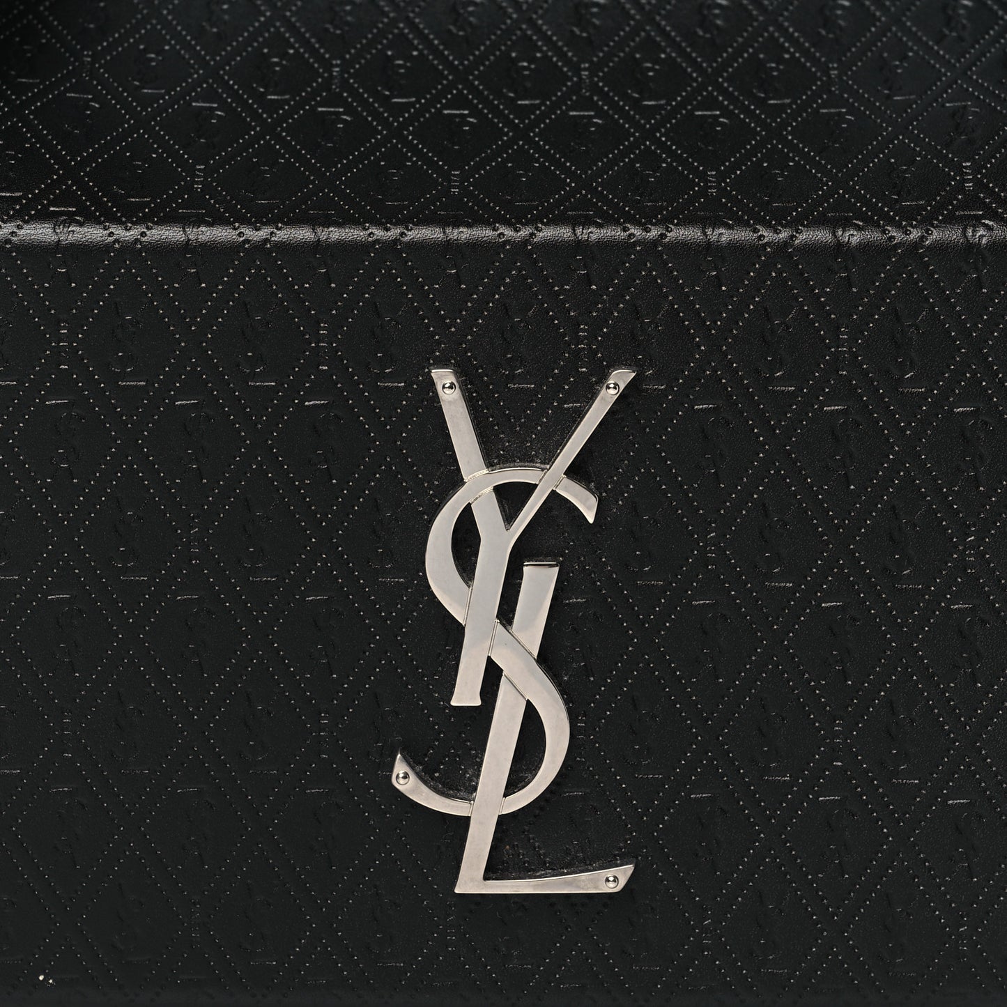 Calfskin Monogram Take Away Box Black