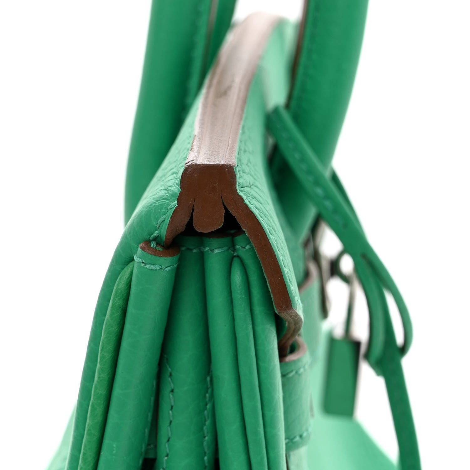 Hermes Taurillon Clemence Birkin 30 Menthe 12 of 12