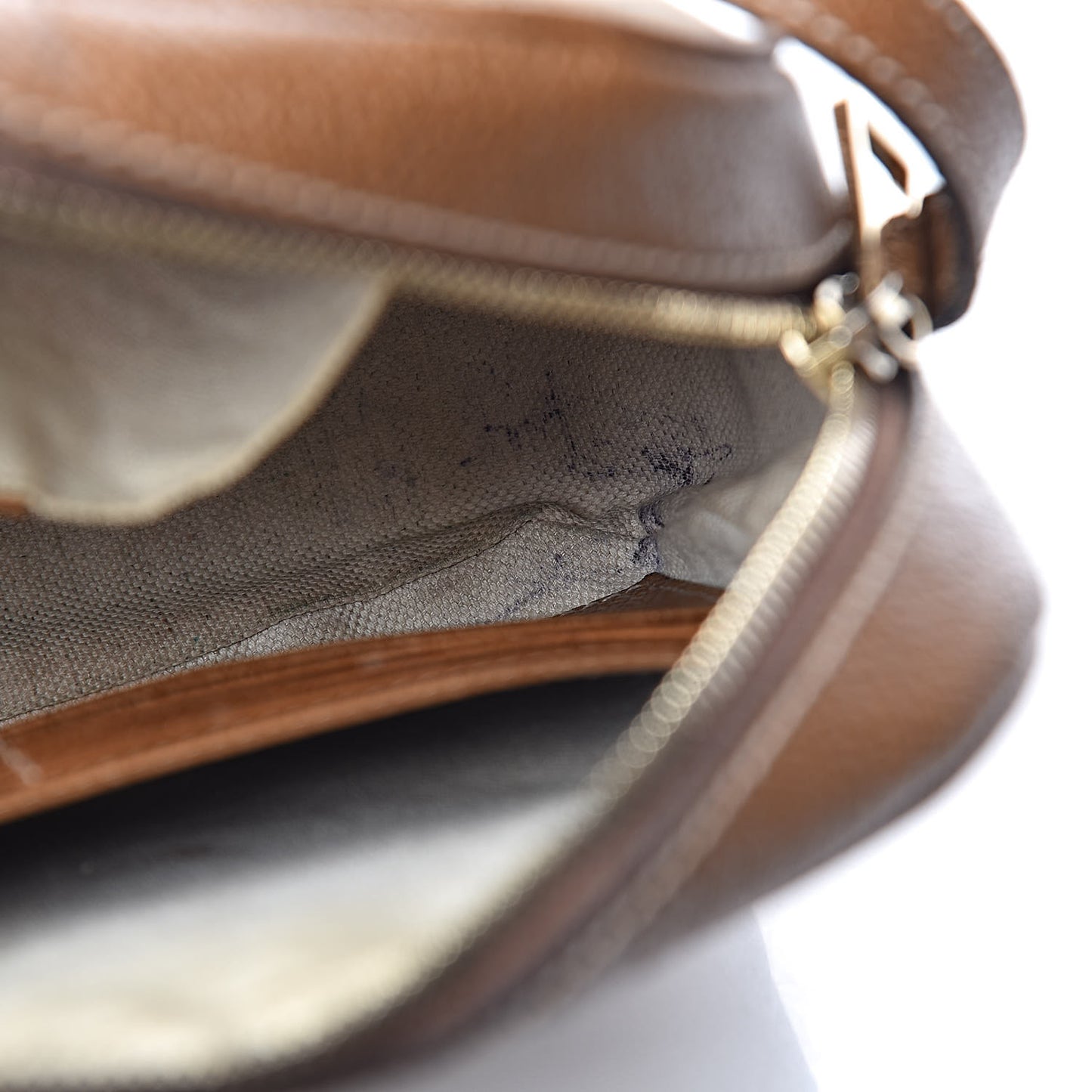 Monogram Mini Bree Messenger Bag Beige Tabacco