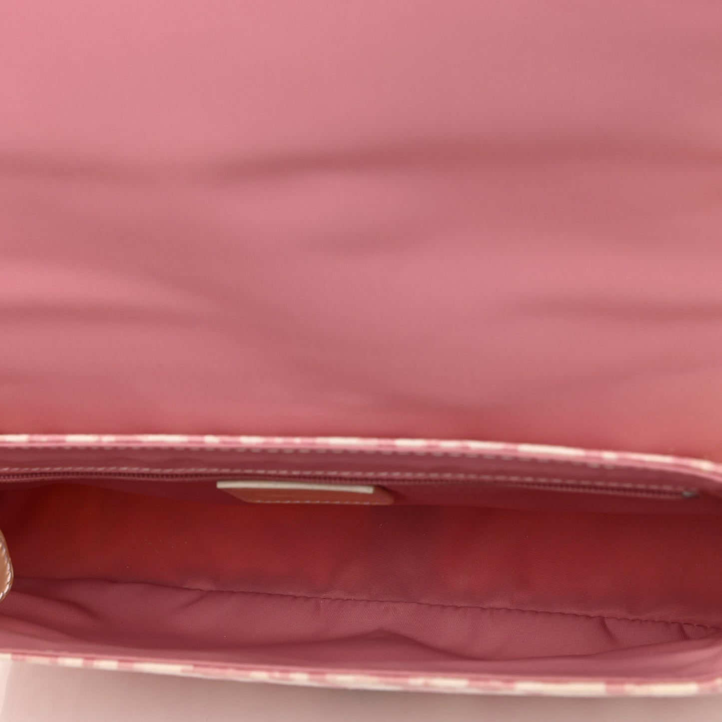 Monogram Girly Flap Reporter Rose Clair
