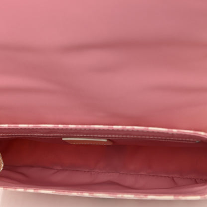Christian Dior Monogram Girly Flap Reporter Rose Clair 7 of 15