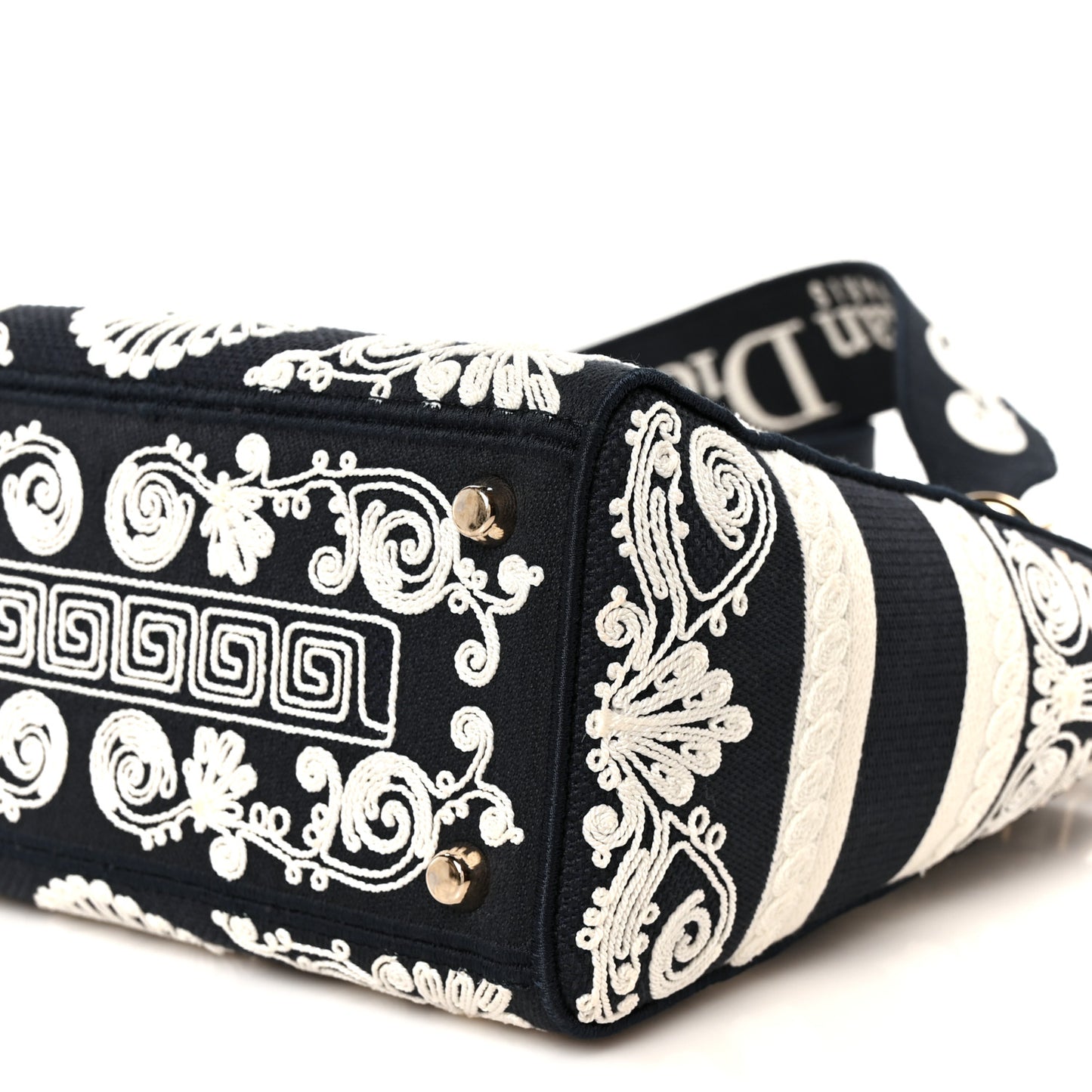 Embroidered Cornely Medium Lady D-Lite Blue White